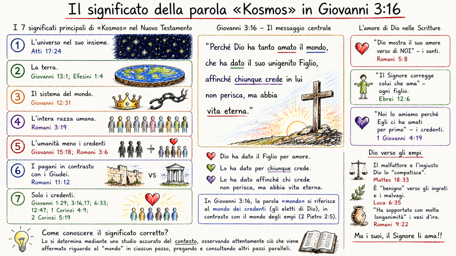Il significato della parola «Kosmos» in Giovanni 3:16