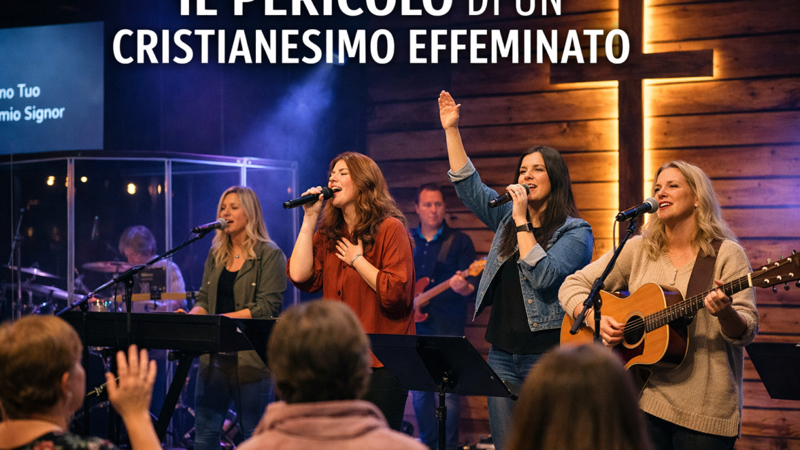 IL PERICOLO DI UN CRISTIANESIMO EFFEMINATO