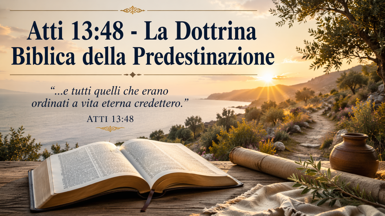 Atti 13:48 – La Dottrina Biblica della Predestinazione