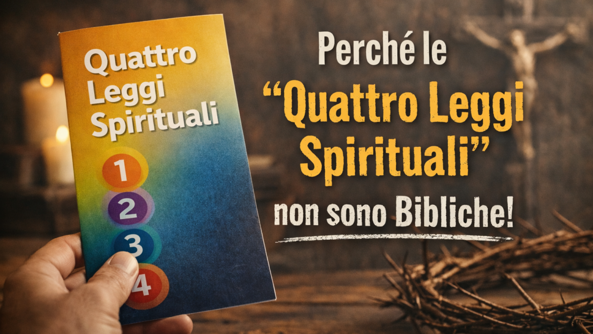Perché le “Quattro Leggi Spirituali” non sono Bibliche!