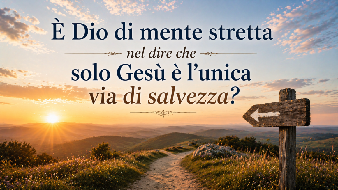 È Dio di mente stretta nel dire che solo Gesù è l’unica via di salvezza?