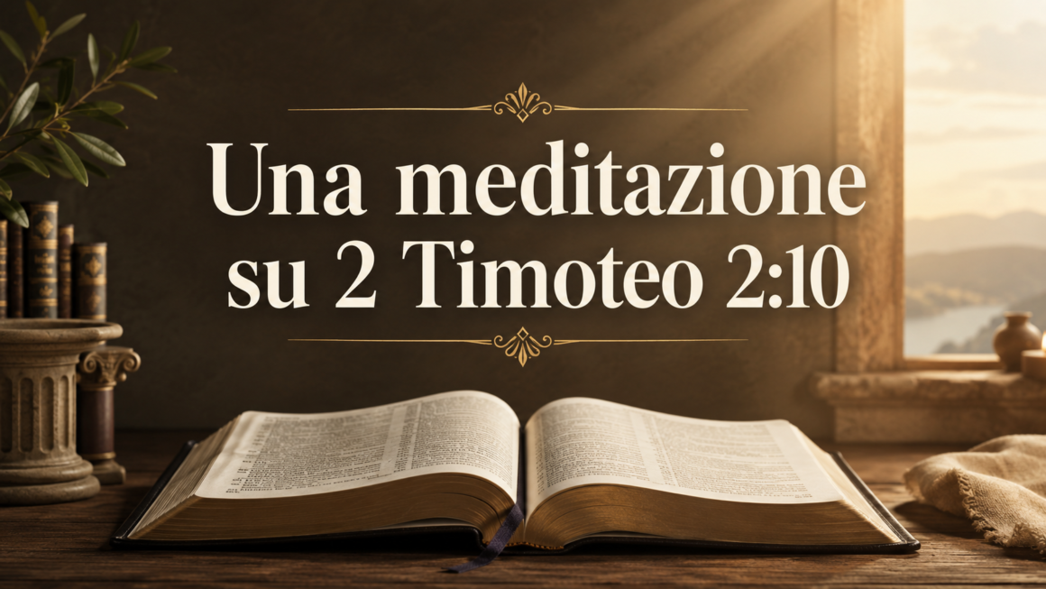 Una meditazione su 2 Timoteo 2:10