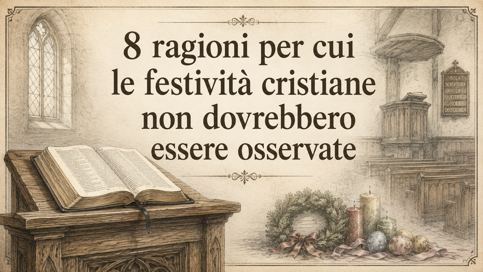8 ragioni per cui le festività cristiane non dovrebbero essere osservate