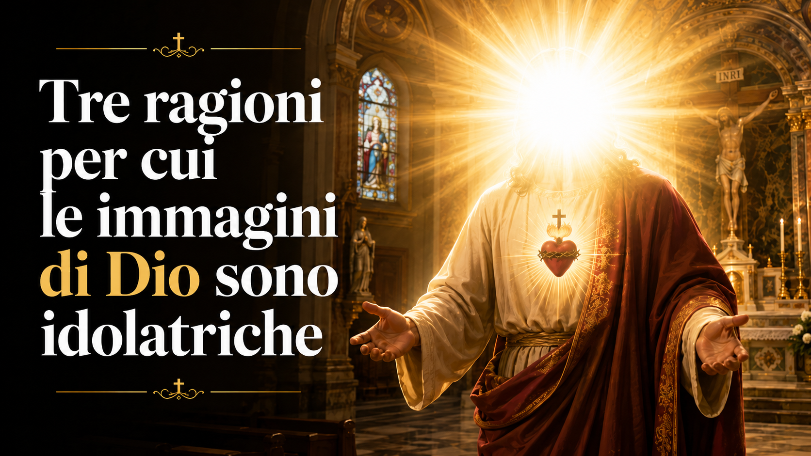 Tre ragioni per cui le immagini di Dio sono idolatriche