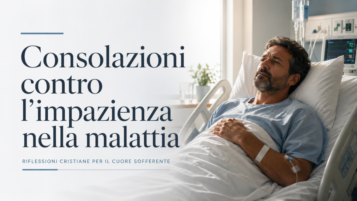 Consolazioni contro l’impazienza nella malattia