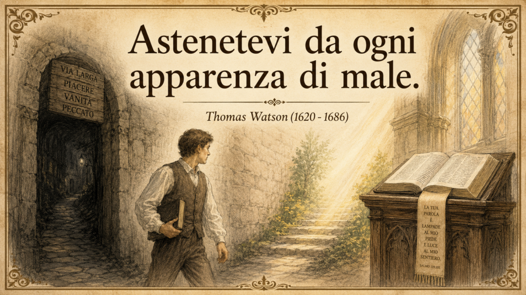Astenetevi da ogni apparenza di male