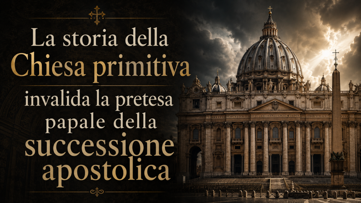 La storia della Chiesa primitiva invalida la pretesa papale della successione apostolica