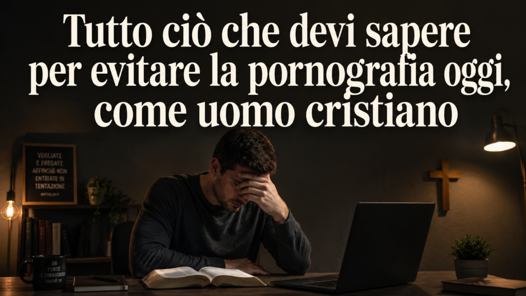 Tutto ciò che devi sapere per evitare la pornografia oggi, come uomo cristiano
